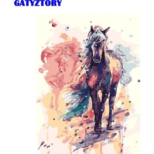 Frame Picture Diy Painting By Numbers Kit Animals Canvas By Numbers Modern Acrylic Coloring By Numbers For Home Decoration Arts