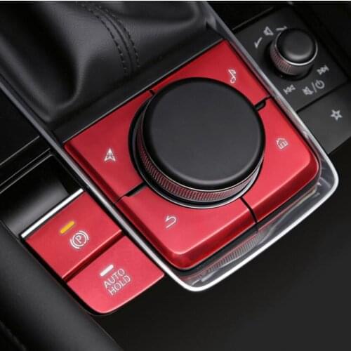 Car Multimedia Cover Frame Trim Sticker For Mazda CX-30 CX30 Interior Decoration Accessories