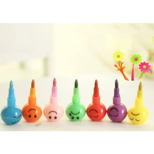 Natural Non-Toxic Children Kids Crayon Oil Pastel Drawing Set School Office Safe Wax Crayon Pen Stationery Student Gift