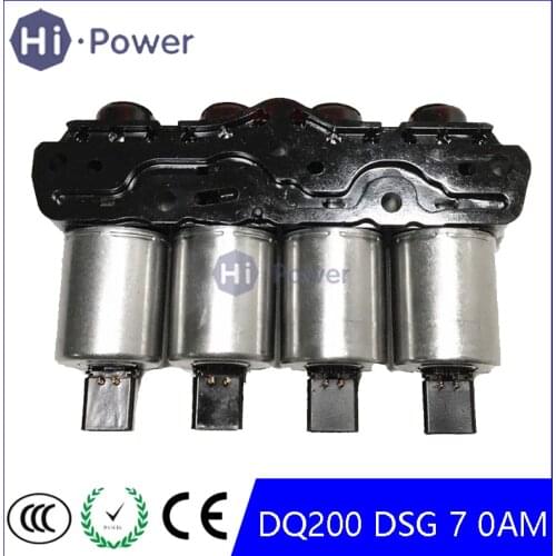 DSG DQ200 0AM Original Transmission Oil Control Solenoids Pack For VW Audi Skoda Seat Passat 7 FWD 7 Speed OAM