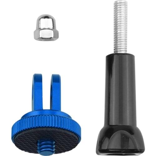 Stand Mount Sports Camera Accessories 1/4 inch CNC Camera Mount Tripod Screw Adapter Connector for Insta360 ONE X2/X
