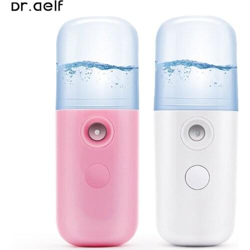 Dr.aelf Portable Nano Mist Sprayer Facial Body Nebulizer Steamer Moisturizing Skin Care Mini Face Spray Beauty Instruments