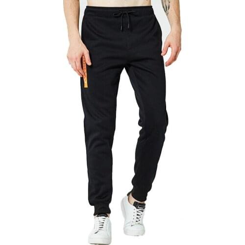 Casual Sports Trousers for Men USA/EU Size Sweatpants Loose and Comfortable Letter Print Trend Straight Leg Trousers