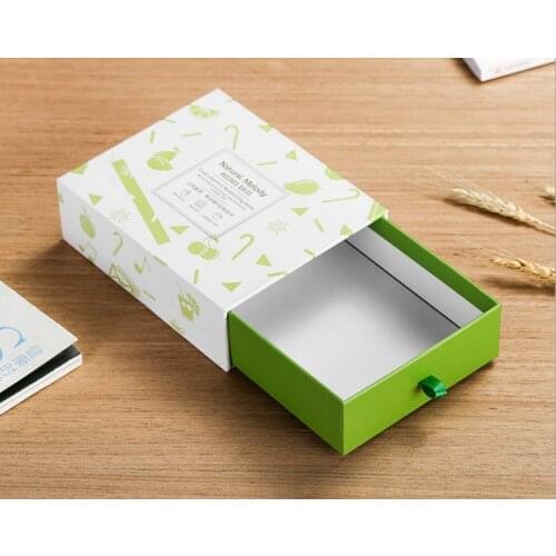 Premium Quality Personalized Design Custom Printing Custom Paper Drawer Box Gift Packaging foldable cardboard box ---PX10074