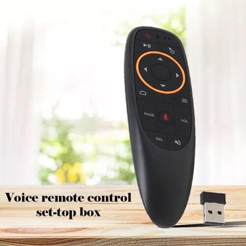 G10 Smart Voice Remote Control 2.4G RF Gyroscope Backlit Wireless Air Mouse G10S PRO for X96 mini H96 MAX A95X F3 Android TV Box