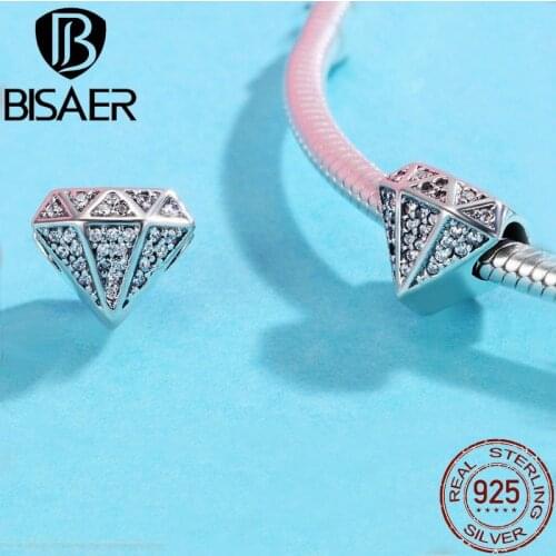 Real 925 Sterling Silver I Love You Forever, Love Heart Shape Bead Charms Fit Bracelet Charms Silver 925 Original Jewelry ECC397