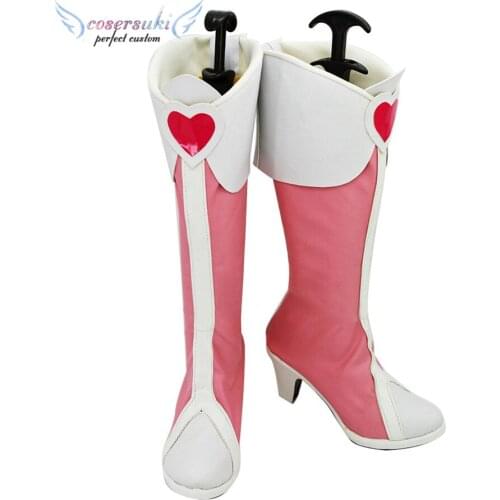 Star Twinkle Cure Heart/Mana cosplay Shoes Boots Professional Handmade ! Perfect Custom for You