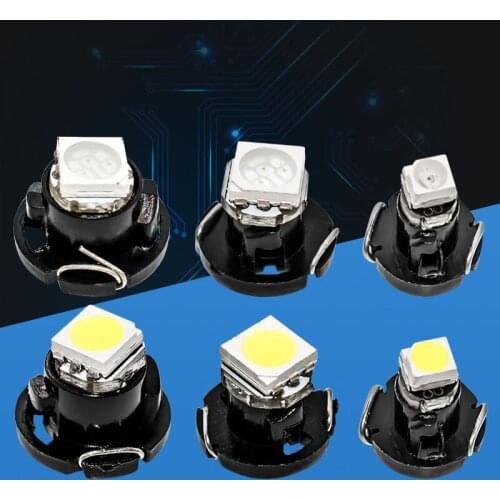 100X T3 T4.2 T4.7 LED Neo Wedge Switch Radio Climate Control Bulb Instrument Dashboard Dash Indicator Light Bulb Ac Panel Bulb