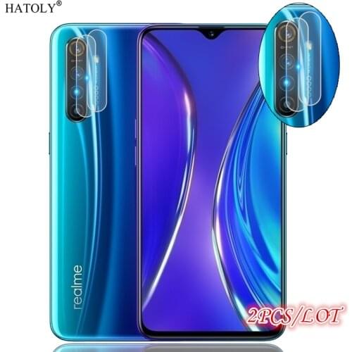 2Pcs Glass on Realme XT Camera Lens Screen Protector For Oppo Realme XT Camera Glass Protective HD Back Film For Oppo Realme XT