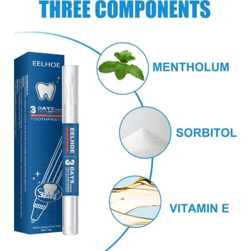 3ml Teeth Whitening Pen Cleaning Serum Plaque Stains Remover Teeth Bleachment Whitener Oral Hygiene Care