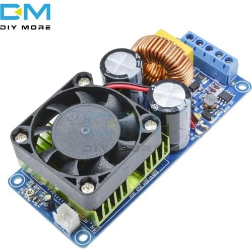DC 250W 500W Power Supply IRS2092S Dual Mono Channel Digital Amplifier Class HIFI Amp Board Module Short Circuit Protection