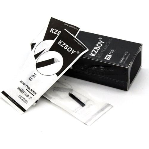 KZBOY Tattoo Needles Sample Pack 0.18mm/0.16mm/Shaders Microblades With Individually Packaging for Eyebrow Lip Eyeliner
