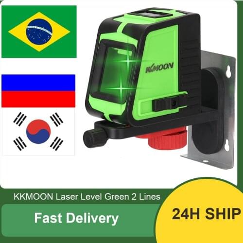 Laser Level Green 2 Lines self-Leveling Laser Level 360 Vertical Horizontal Cross Lasers Beam Line with Sound Alarm Function