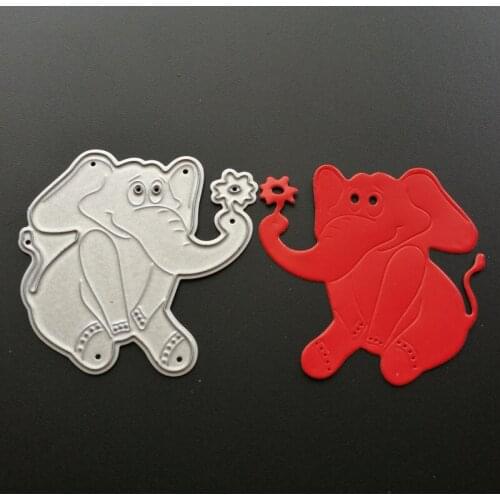 Metal elephant Cutting Dies Stencils for DIY Scrapbooking/photo album Decorative Embossing DIY Paper Cards