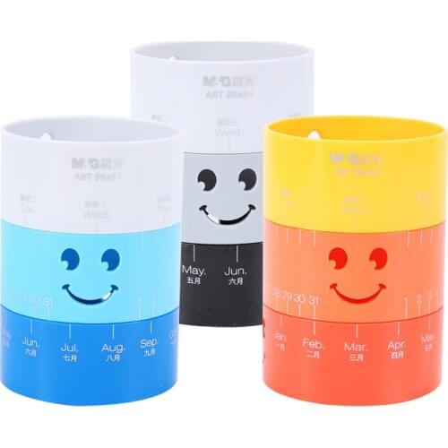 M&G Multi function pen PP material creative lovely round pen holder, students learn stationery ABT98451