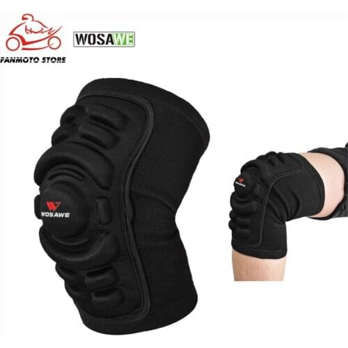 WOSAWE 1pcs EVA Soft Foam Knee Pads for Knee Protection Outdoor Sport Protector Cushion Support Cycling Moto Knee Brace Support