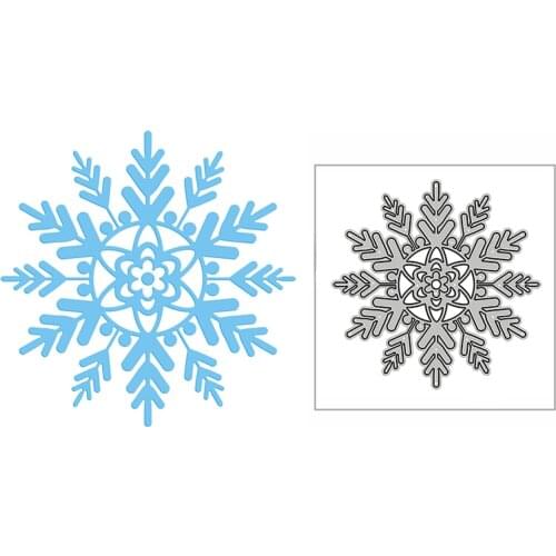 New Winter Floral Snowflake 2020 Metal Cutting Dies for DIY Scrapbooking and Card Making Decorative Embossing Craft No Stamps
