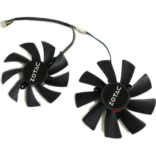 GAA8S2U+GA91S2U GPU Cooler Alternative Graphics Card Fan For ZOTAC GeForce GTX 1070 Ti Mini GTX1080Ti-11GD5X Mini Cards Cooling