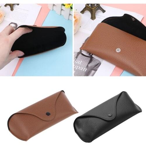 Drop Ship&Wholesale Durable Leather Eye Glasses Sunglasses Shell Hard Case Protector Box Pouch Bag Oct. 8