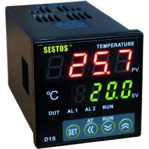 Sestos Digital PID AC 110-240V Temperature Control Controller Current&Relay Output D1S
