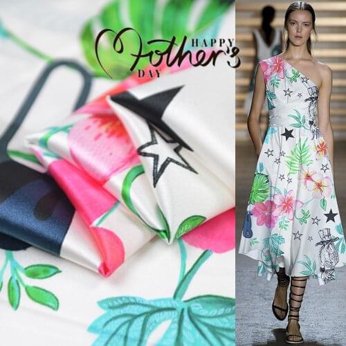 Dreamland Zoo Counter Quality Elastic Silk Satin Comfortable Printing