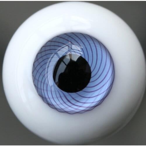 [wamami] E7# 14mm Blue & Black Pupil For BJD AOD DOD Doll Dollfie Mesh Glass Eyes Outfit
