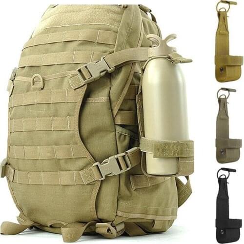 Molle Tactical Water Bottle Holder Bags Military Army Camping Hiking Hunting Canteen Kettle Carrier Belt Pouch Portable Packs