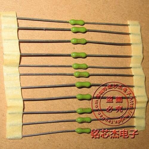 Green insurance resistance American Lite resistance type fuse 3X7MM fast dissolution fuse LF10A in-line fuse 10A, green 125V