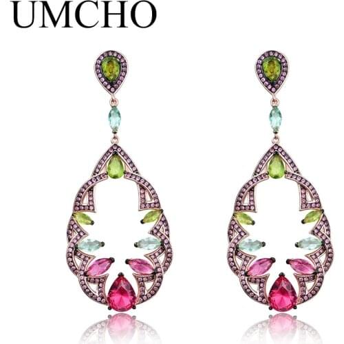 UMCHO Vacation Style Dorp Earrings 925 Sterling Silver Dangle Earrings For Women Birthday Trendy Fine Jewelry