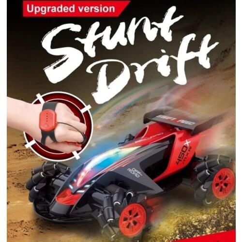 1:14 2.4G Z109S RC Watch Spray Drift Stunt Car 4WD High Speed Off-Road Twistingwith Light & Music Vehicle for children