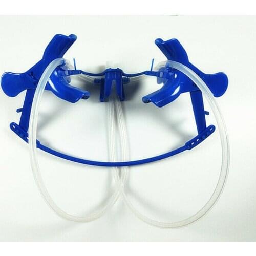 1Set Dental Adjustable NOLA Dry Field System Cheek Retractor Mouth Opener Blue Color