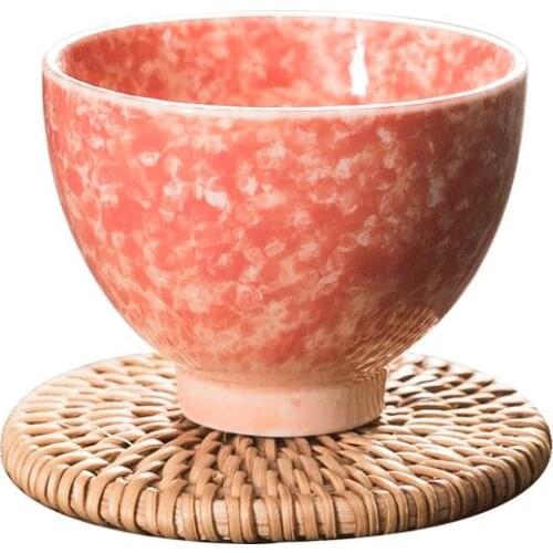 1 pcs 50ml Chinese Style Drinkware Ceramics Teacups Kung Fu Tea Set Boutique Master Cup Porcelain Tea Bowl Pottery Tea Ceremony