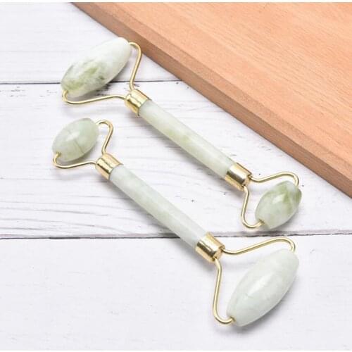 1 Pieces Face Eyes Massage Jade Stone Roller Anti Ageing Facial Skin Care Beauty Tool