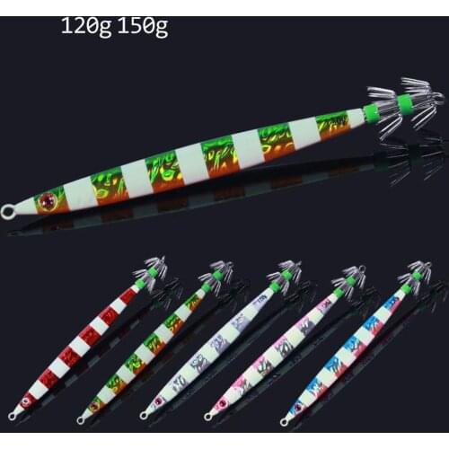 1Pcs Fishing Gear A10 Fast Sinking Iron Plate Road Sub-bait Lead Fish South Oil Sea Fishing Squid Needle Lead