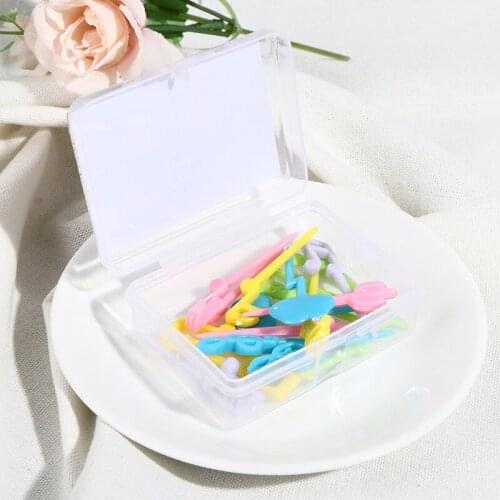 18Pcs Mini Kids Cloud Fruit Fork Cartoon Snack Cake Dessert Food Fruit Toothpick Lunch Party Decoration
