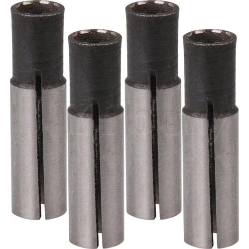 4 x Collet Adapter Router 1/4" to 1/8" CNC Collet Router Tool Adapter