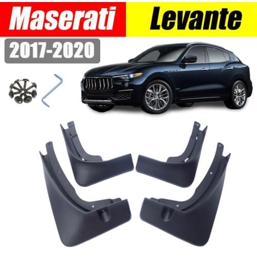 Mud flaps For Maserati Levante Mudguards Fenders Mud flap splash Guard Fender Car Accessories auto styline Front Rear 4 PCS