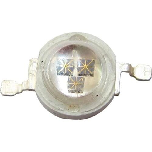 50pcs 3W triple Chip Infrared IR 940nm LED Bead diodes light part input DC 1.6~1.7V 900mA