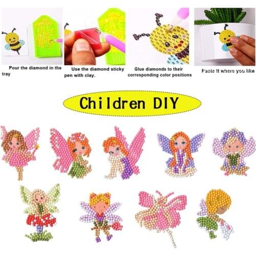 5D DIY Sticker Puzzle Cartoon Gift Stickers Children Diamond Painting Making Diamond Painting Stickers Damond Art Painting