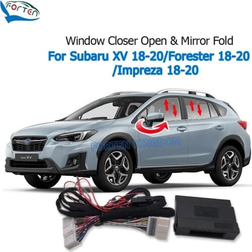 Auto Car Window Closer Closing 2 By 2 Open Mirror Folder Spread LHD For Subaru XV 18-20/Impreza 18-20/Forester 18-20