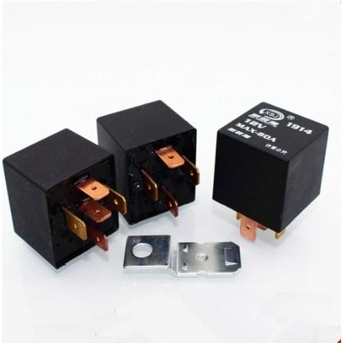 Car Waterproof Relay 80A 12V/24V 4pin 5pin Air Conditioner Air Fan Modified Relay