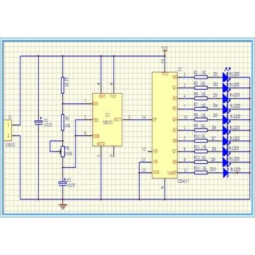 M89B Digital LED Display Electronic Clock Electronic Production Suite DIY Kit 4.5-6V Practice Learning Board Module