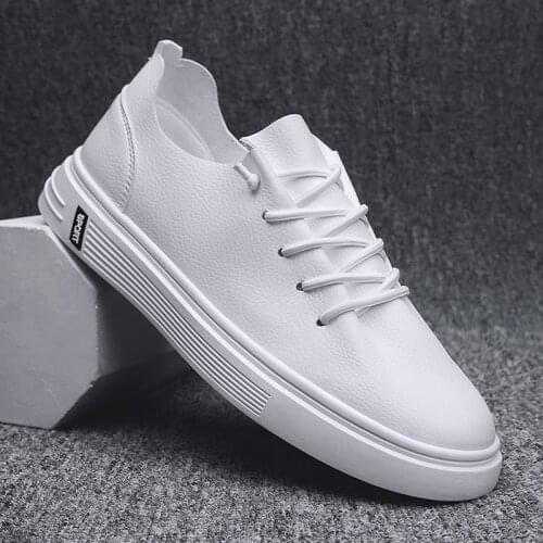 Spring Autumn White Mens Casual High Quality Microfiber Mens Outdoor Jogging Sport Shoes Breathable Soft Flat Bottom Shoes Men