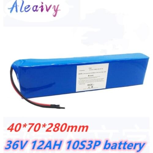 2020 new 36V battery 10S3P 12Ah 42V 18650 lithium ion battery pack for ebike electric car bicycle scooter with 20A BMS 500W