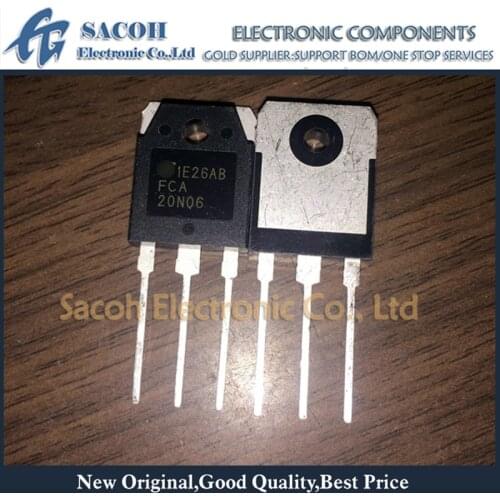 Free Shipping 10Pcs FCA20N06 20N06 TO-3P 20A 60V Power MOSFET Transistor