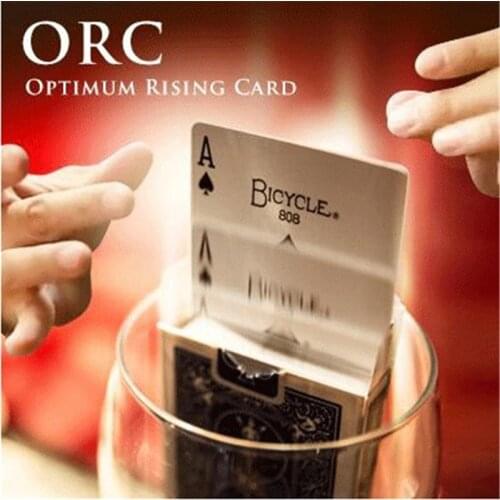 O.R.C.( Rising Card) Magic Tricks Magician Ultimate Ring Card Magie Close Up Illusion Gimmick Props Accessories