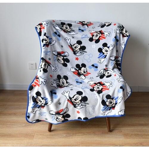 Disney Mickey Minnie Mouse Blanket Baby Blanket Throws on Bed Crib Couch Baby Girls Boys Kids Gift Pink Blue Birthday Present