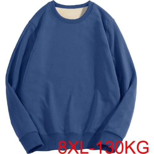 Autumn winter men Hoodies 5XL 6XL 7XL Bust 138cm plus size man hoodies 5 colors