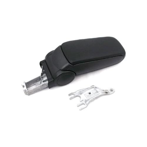 Center Console Armrest (Leather Black) For Audi A4 B6