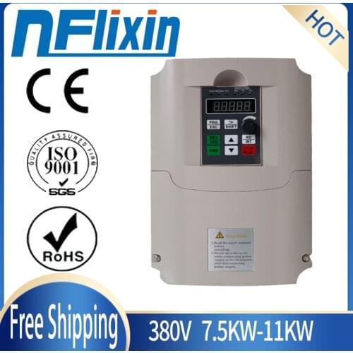 AC driver 380v output 7.5KW 3 Phase is suitable for single-phase 380V input Frequency Converter 60hz 50hz